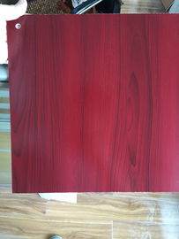 PVC Faux ξύλινη φυλλόμορφη στιλπνή εκτύπωση 1220×2440 χιλ. άνθρακα φύλλων χαμηλή